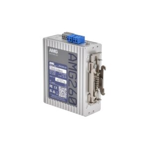 AMG Systems AMG260-1GAT-1S-P30 Industrieller PoE Medienkonverter, 1 x 10/100/1000BT RJ45 mit 30W PoE, 1 x 100/1000 Base-FX SFP Slot, DIN Rail / Wandmontage
