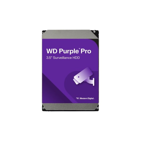 Western Digital WD122PURP "WD Purple Festplatte, 3,5"", SATA 6Gb/s, 12TB, 256MB Cache, 24x7, für Videoüberwachung optimiert"