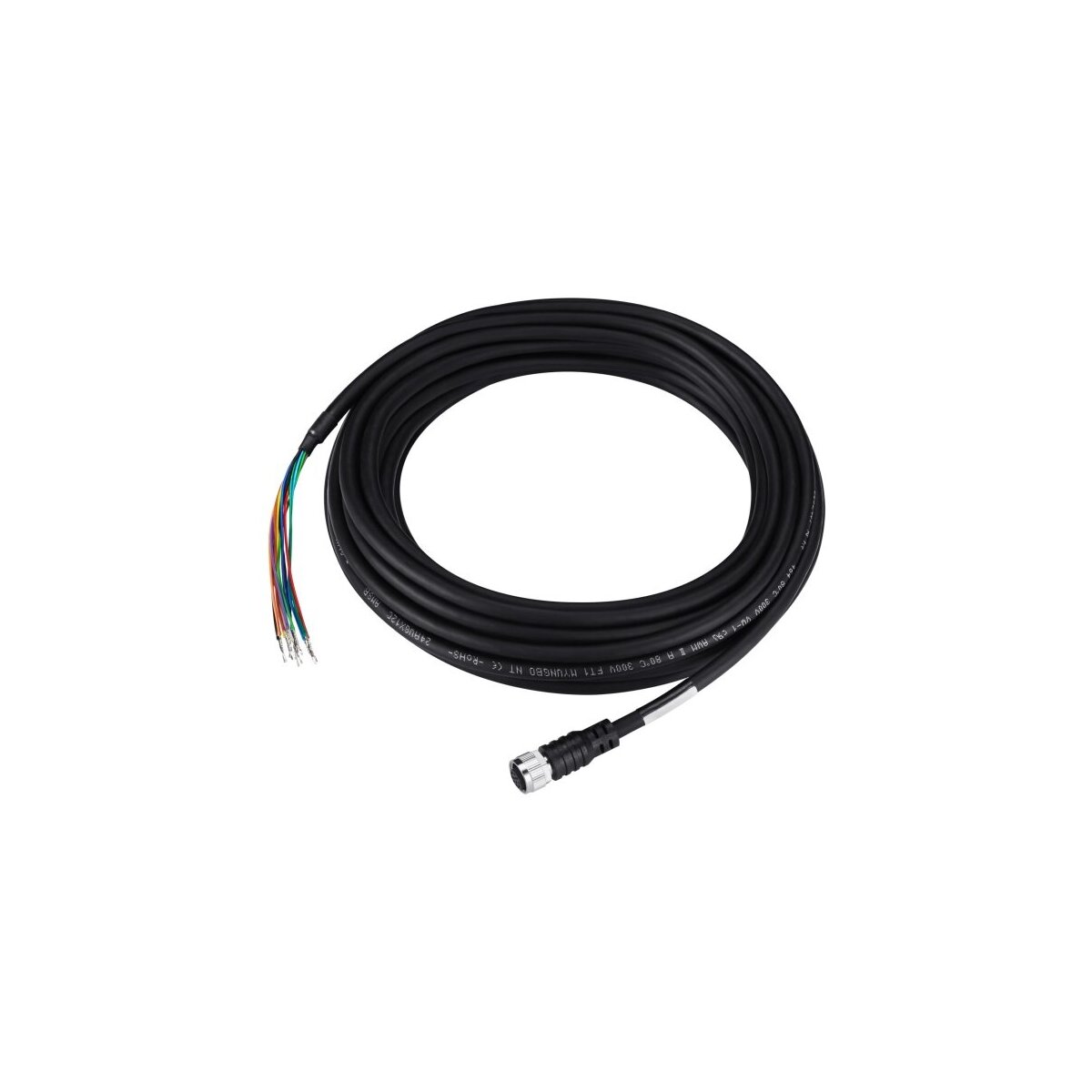 Hanwha Vision SPP-C12050P BCR Kamera M12 Stromkabel, 5 Meter