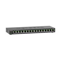 Netgear GS316-300EUS 16-Port unmanaged Switch, 15 x 10/100/1000Base-T RJ-45, 1 x 10GB Base-T RJ45