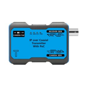 SeeEyes SC-IPC0716H Medienkonverter Set, 16-Kanal, Ethernet über Koax, Sender, Empfänger, Reichweite 1000m