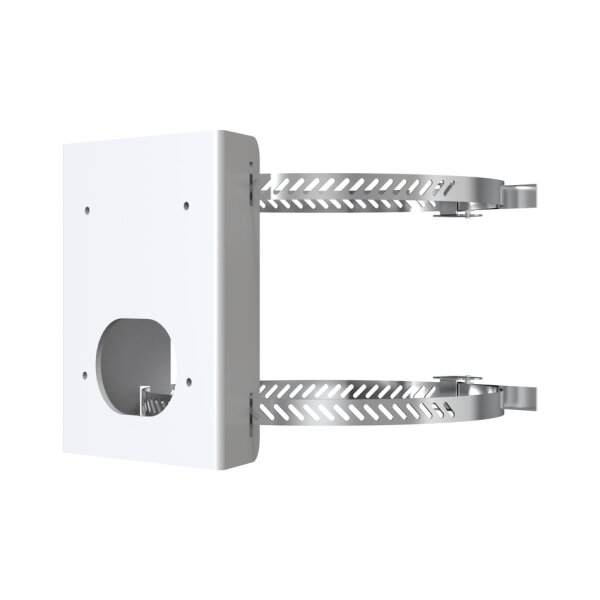 eneo PM-23 Mastmontageadapter V2A Edelstahl, für Bullet Kameras INB-68M2812MJBA und INB-68M0550MJBA