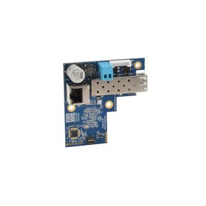AMG Systems AMG260P-1G-1S/IQ Industrieller Medienkonverter, 1 x 10/100/1000BT RJ45 , 1 x 100/1000FX SFP Slot, ohne SFP, DIP Switch, DIN Rail / Wandmontage für IQSIGHT Gehäuse