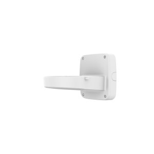 Hanwha Vision SBP-004WMW Wand- und Mastmontagehalter, Aluminium, weiß