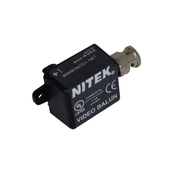 Nitek VB37M Passiver Zweidraht-Sender oder Empfänger mit FBAS/BNC-Stecker Ein/Ausgang