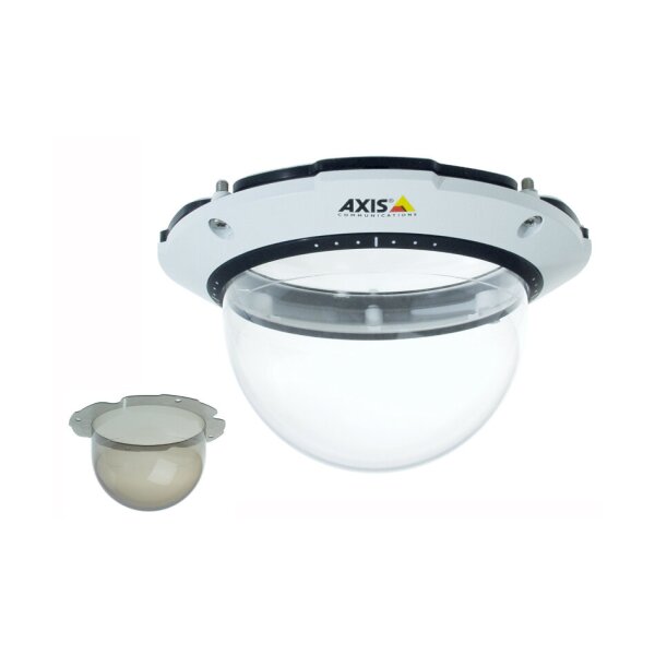 AXIS Q60 DOME COVER KIT Kuppel Set, 1x klar, 1x getönt, mit Rahmen, weiß, für AXIS Q60 Serie, Ersatzteil