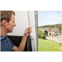 ABUS FO400A B AL0125 Alarm-Fensterschloss, braun