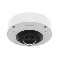 Hanwha Vision XNF-A9014RV Netzwerk Fix Dome Kamera, AI, Tag/Nacht, 3536x3536, Wisenet 9, 1,76mm, FishEye, PoE+, 12VDC, IP66, IK10