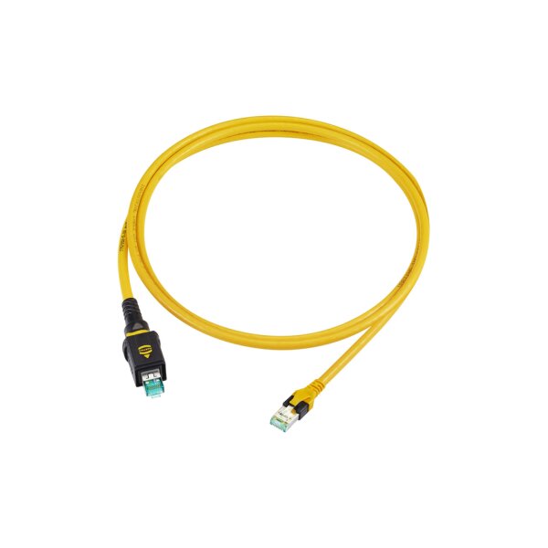 Hanwha Vision SPP-C00402EP Robustes RJ45-Push-Pull-Kabel, 2 m, kompatibel mit TNP-A6550RW, TNP-A7430RW, TNP-A9430RW