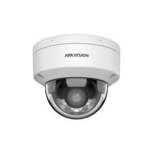 Hikvision DS-2CD2147G2H-LISU(4mm)(eF)(O-STD) Netzwerk Dome Kamera, 4MP, 4mm, Mic, Weißlicht, IR, IP67, vandalismusgeschützt IK10, weiß