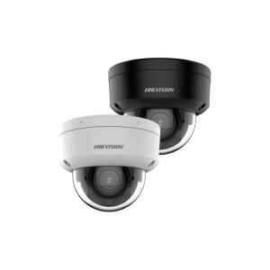 Hikvision DS-2CD2743G2-LIZS2U(2.8-12mm)(O-STD) Netzwerk Varifokal Dome Kamera, 4MP, 2,8-12mm, AcuSense, Weißlicht, Infrarot, Mic, IP67, weiß