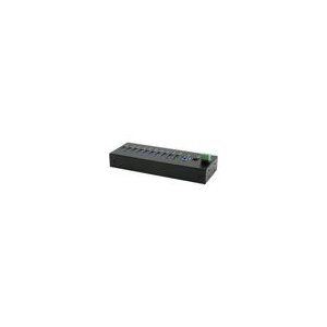EXSYS EX-11230HMS 10 Port USB 3.2 Gen 1 HUB Din-Rail Kit und Wand VIA VL811+ Chipset
