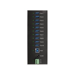 EXSYS EX-11230HMS 10 Port USB 3.2 Gen 1 HUB Din-Rail Kit und Wand VIA VL811+ Chipset