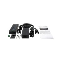 EXSYS EX-11230HMS 10 Port USB 3.2 Gen 1 HUB Din-Rail Kit und Wand VIA VL811+ Chipset