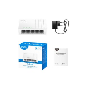 CUDY FS105D 5-Port 10/100 Desktop Switch