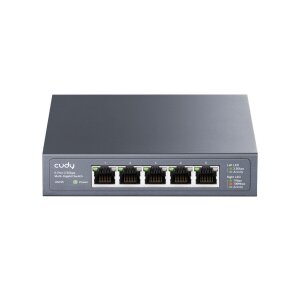 CUDY HS105 5-Port 2.5G Metal Switch