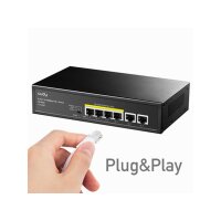 CUDY FS1006P 6-Port 10/100M PoE+ Switch 60W