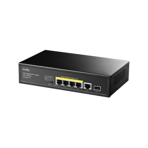 CUDY GS1005PTS1 5-Port Gigabit PoE+ Switch 1 SFP Port 120W