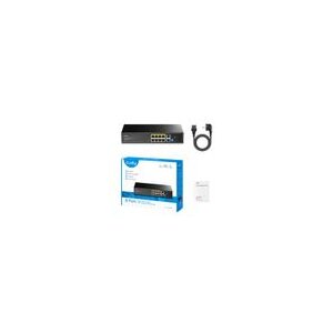 CUDY GS1010PE 8-Port Gigabit PoE+ Switch 2 Gigabit Uplink Ports 120W