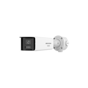 Hikvision DS-2CD3T87G3P-LIHSUY/SL(2.8mm)(O-STD) Netzwerk Fix Bullet Kamera, 8MP, 2,8mm, AcuSense, Stroboskoplicht, Infrarot, Audioalarm, IP67, weiß