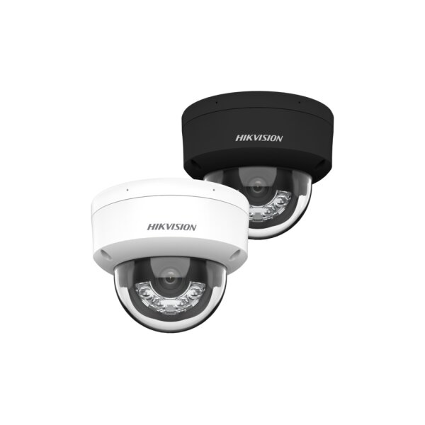 Hikvision DS-2CD2143G2-LI(2.8mm)(O-STD) Netzwerk Fix Dome Kamera, 4MP, 2,8mm, AcuSense, Weißlicht, Infrarot, Mic, weiß