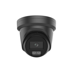 Hikvision DS-2CD23123G2-LI2UY(2.8mm)(O-STD)(BLACK) Netzwerk Fix Turret Kamera, 12MP, 2,8mm, AcuSense, Weißlicht, Infrarot, Mic, IP67, schwarz