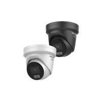 Hikvision DS-2CD23123G2-LI2UY(2.8mm)(O-STD)(BLACK) Netzwerk Fix Turret Kamera, 12MP, 2,8mm, AcuSense, Weißlicht, Infrarot, Mic, IP67, schwarz