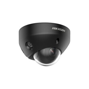 Hikvision DS-2CD2583G2-LIS2U(2.8mm)(O-STD)/BLACK Netzwerk Fix Mini Dome Kamera, 8MP, 2,8mm, AcuSense, Weißlicht, Infrarot, Mic, IP67, schwarz