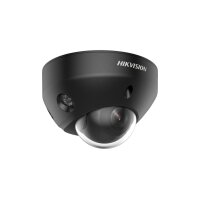 Hikvision DS-2CD2583G2-LIS2U(2.8mm)(O-STD)/BLACK Netzwerk Fix Mini Dome Kamera, 8MP, 2,8mm, AcuSense, Weißlicht, Infrarot, Mic, IP67, schwarz