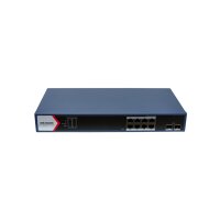 Hikvision DS-3E1710HP-SI-8P2X(O-STD) Ethernet Switch, Smart Managed, 8x Gigabit PoE RJ45, 10x 10 Gigabit SFP Ports, 130W PoE Budget