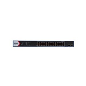 Hikvision DS-3E1726HP-SI-24P2X(O-STD) Ethernet Switch, Smart Managed, 24x Gigabit PoE RJ45, 10x 10 Gigabit SFP Ports, 370W PoE Budget