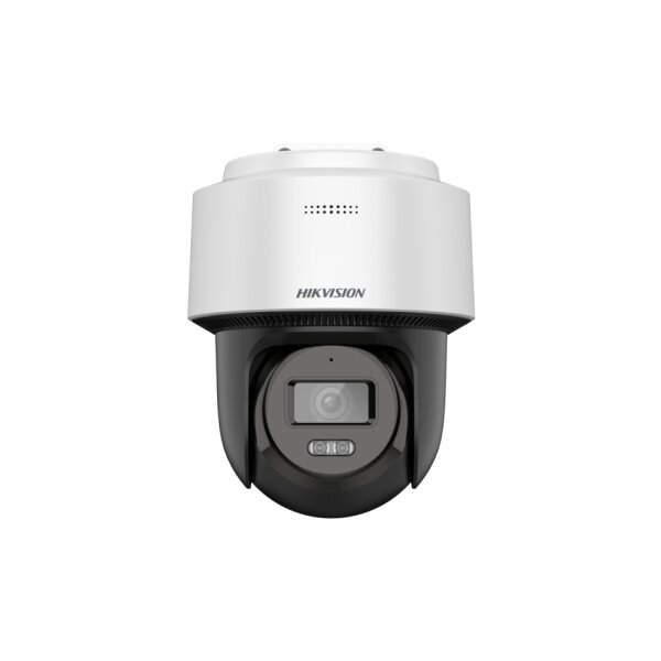 Hikvision DS-2DE2C400MWG-E(2.8mm)(O-STD) Netzwerk Fix PT Outdoor Dome Kamera, 4MP, Mic, IR, Weißlicht, IP66, weiß