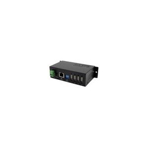 EXSYS EX-6003HMVS Device Server 4x USB 2.0, DIN-Rail-Kit, Metall-Gehäuse