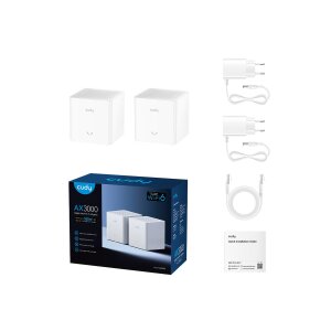 CUDY M3000S AX3000 Wi-Fi 6 Mesh Lösung, 2-Pack