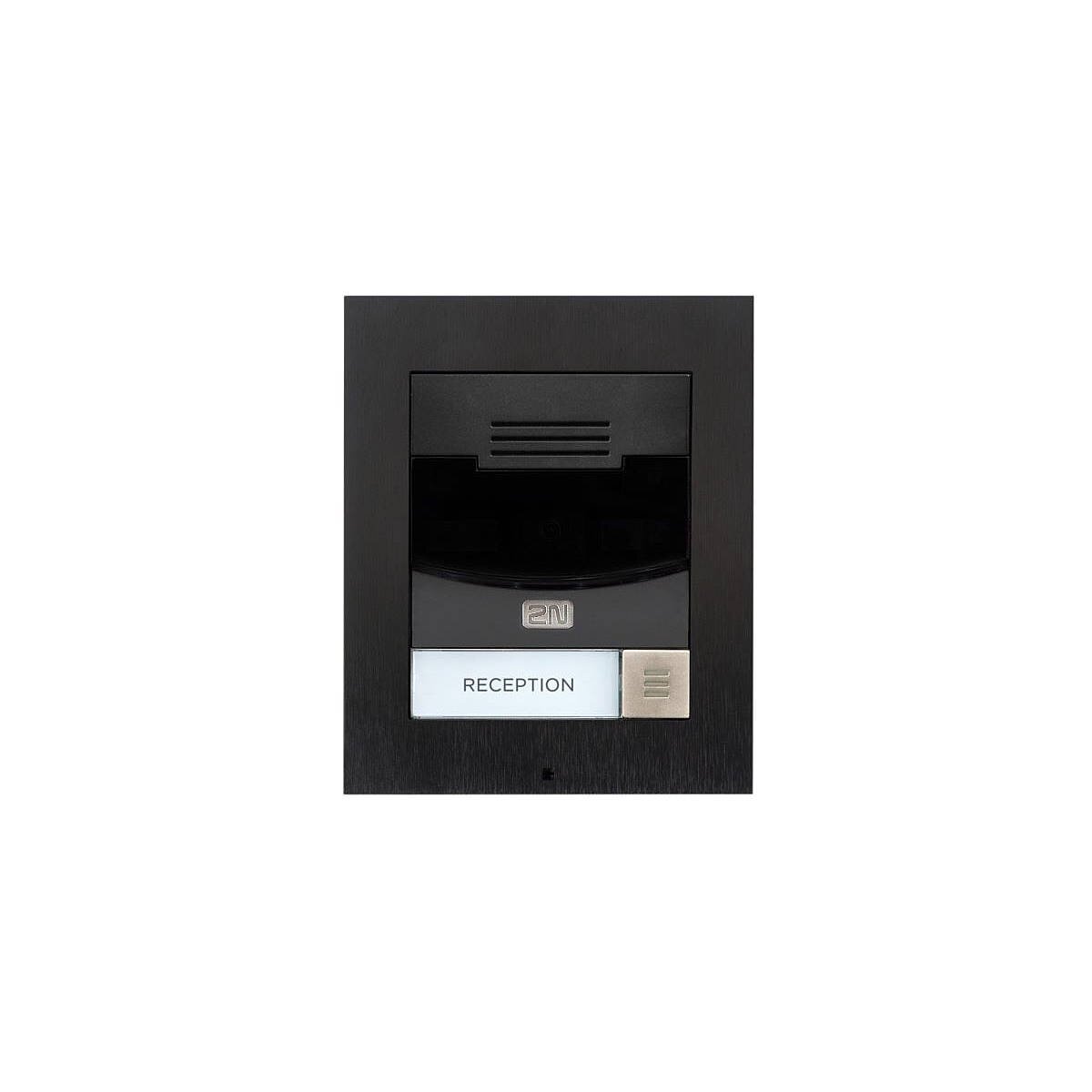 2N IP Solo Aufputz IP-Videot&uuml;rstation Schwarz