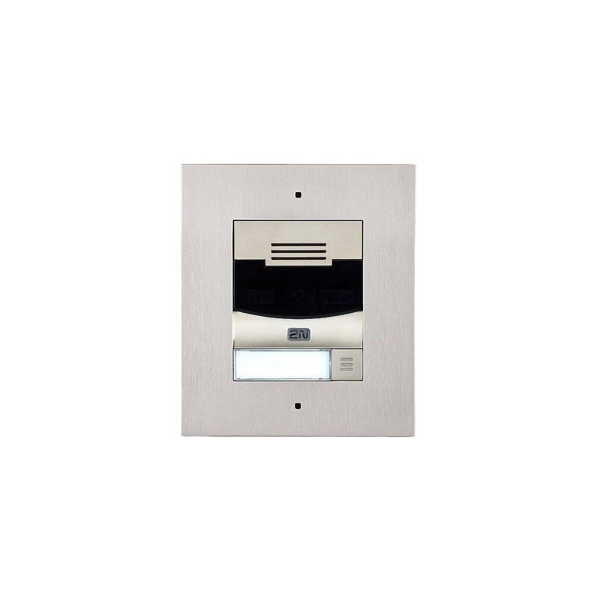 2N IP Solo Unterputz IP-Audiot&uuml;rstation Silber