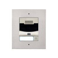 2N IP Solo Unterputz IP-Audiotürstation Silber