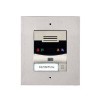 2N IP Solo Unterputz IP-Audiotürstation Silber
