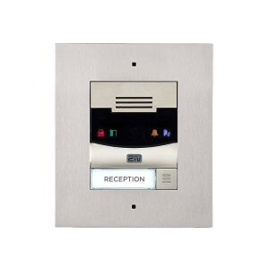 2N IP Solo Unterputz IP-Videotürstation Silber