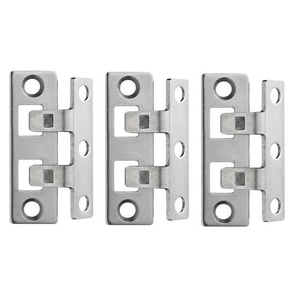 3er ABUS TAS102 leichte Scharnierseiten-Sicherung