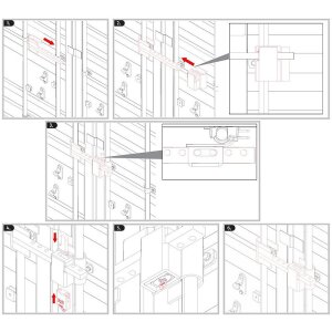 ABUS Containerschloss ConHasp 205 ohne Vorhangschl