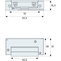 ABUS ET75 Elektrischer Türöffner Universell