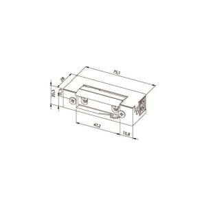 ABUS ET80 Elektrischer Türöffner