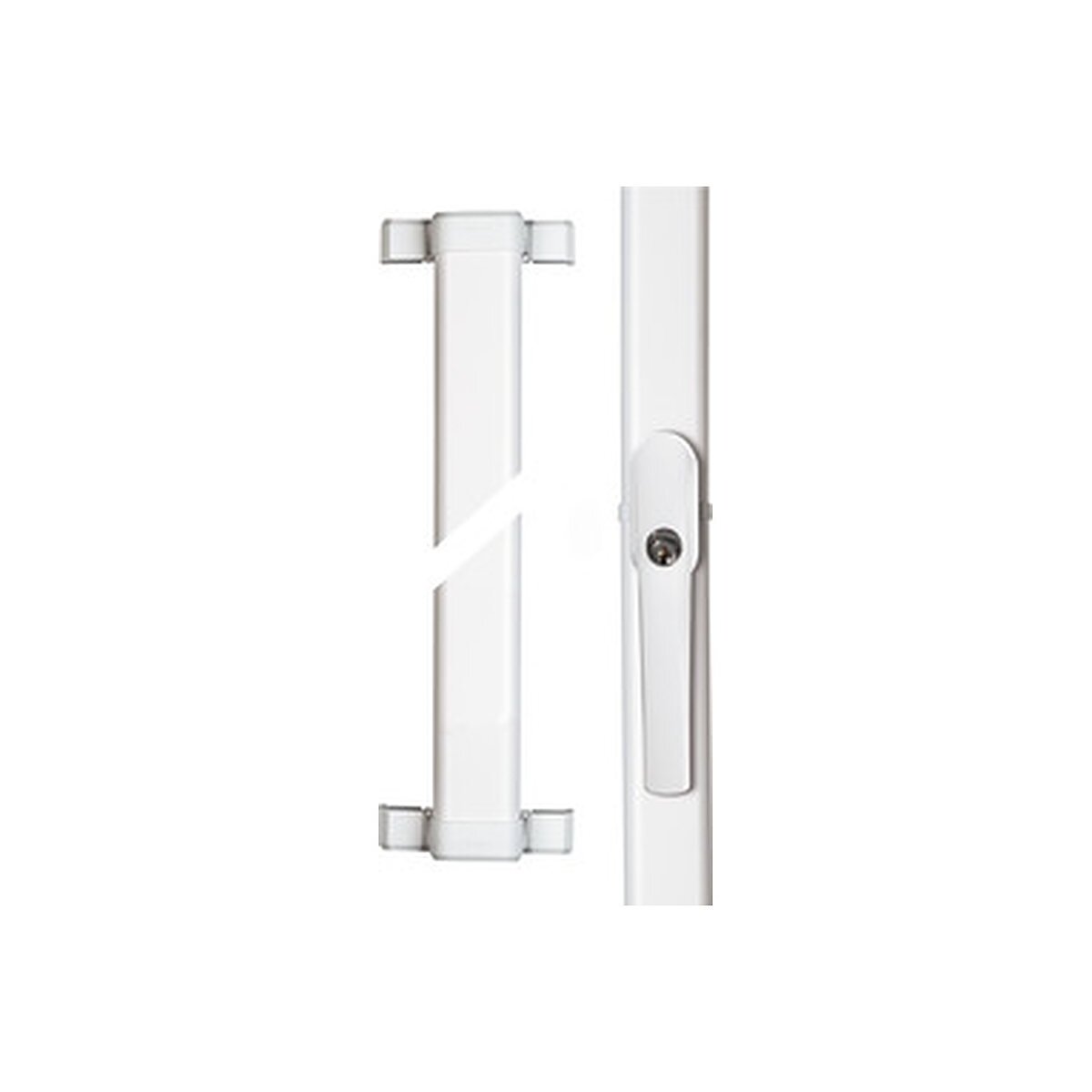 ABUS FOS550 W AL0145 Fenster-Stangenschloss
