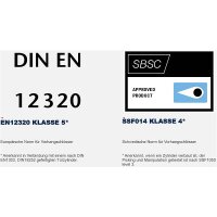 Abus 83/60-5 Vorhängeschloss für Figur-8-Zylinder