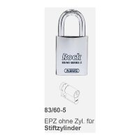 Abus 83/60-5 Vorhängeschloss f. konv. Halbzylinder