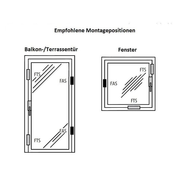 ABUS FAS97 B EK Automatik Scharnierseitensicherung
