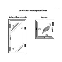 ABUS FAS97 B EK Automatik Scharnierseitensicherung