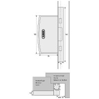 ABUS FAS97 B EK Automatik Scharnierseitensicherung