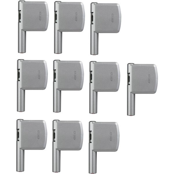 10er Set Abus FAS 101 S silber Fensterschloss